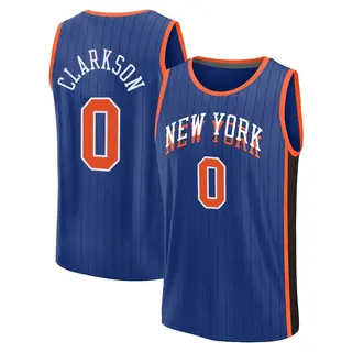Youth Jordan Clarkson New York Knicks Blue 2023/24 City Edition Jersey - Fast Break